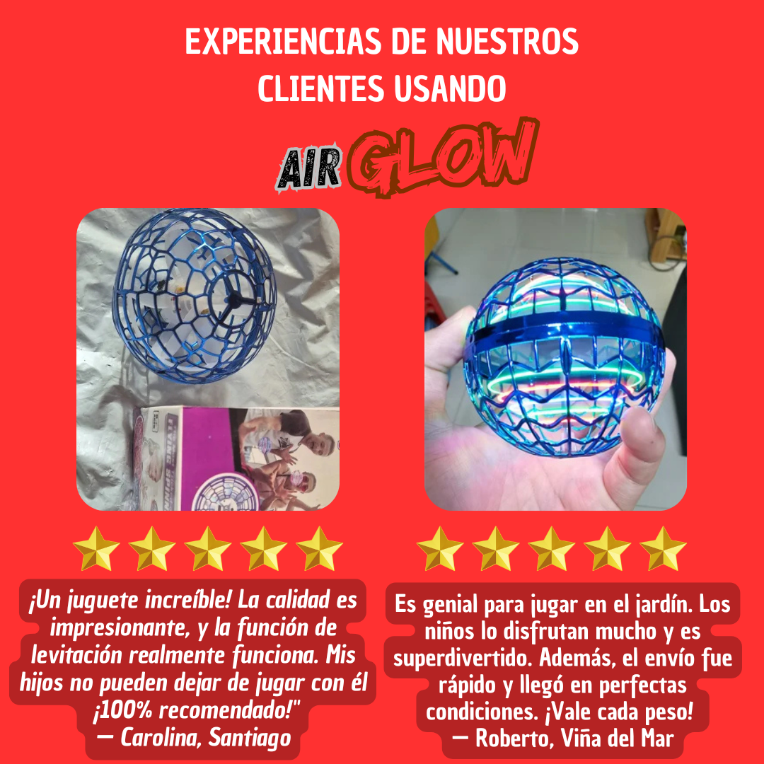 AirGlow™ : Esfera Voladora Con Luces Led/ Sensor